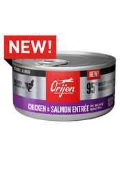Chicken & Salmon Entrée Wet Kitten Food